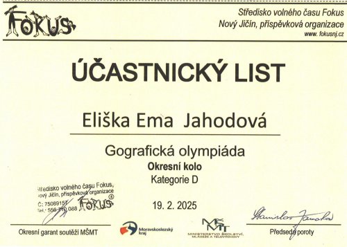 Zeměpisná olympiáda 3  