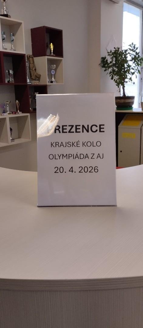 Krajská soutěž v anglickém jazyce - kategorie středních odborných škol 3  
